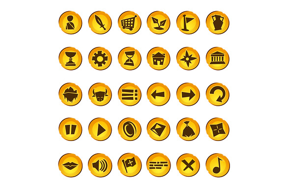 30 Video game cartoon vector icons in Icons - product preview 1