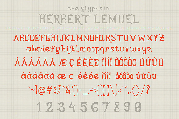 Herbert Lemuel Script in Display Fonts - product preview 5