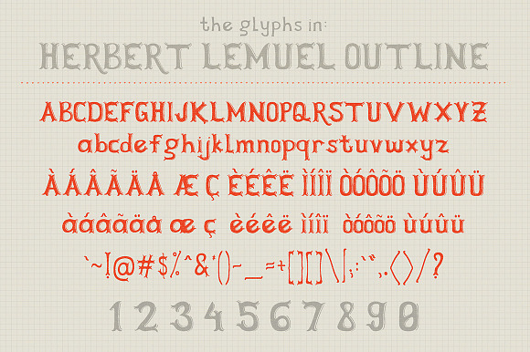 Herbert Lemuel Script in Display Fonts - product preview 7