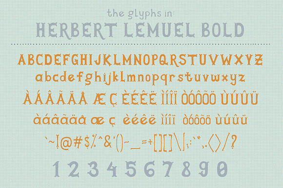 Herbert Lemuel Script in Display Fonts - product preview 8