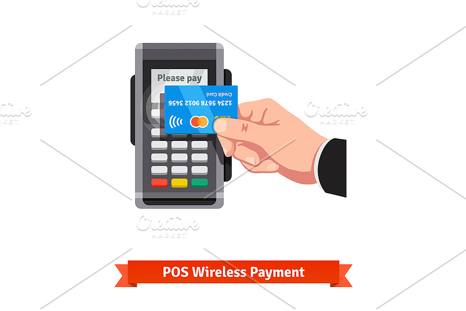 Paying wirelessly over POS