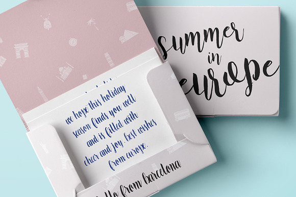 Constance Brush Font Trio in Script Fonts - product preview 2