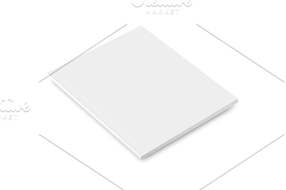 Blank closed magazines. in Product Mockups - product preview 3