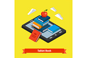 Tablet e-reader book