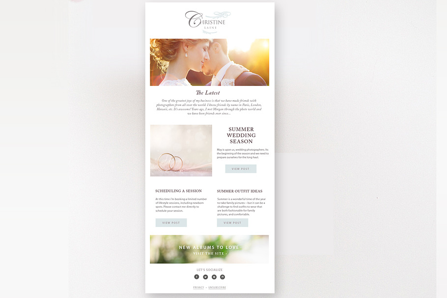 Newsletter Template for Email in Email Templates - product preview 8