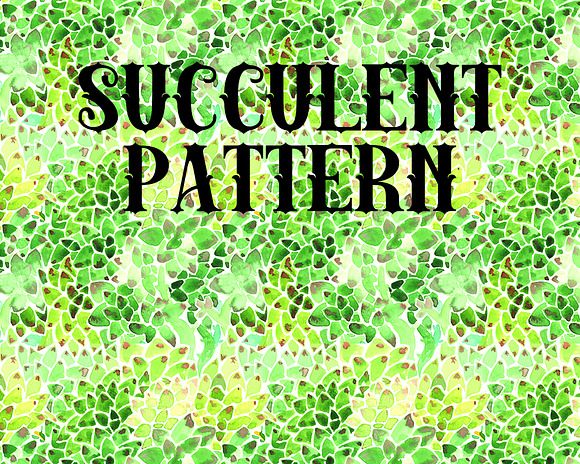 Watercolor Foliage + Pattern in Illustrations - product preview 3