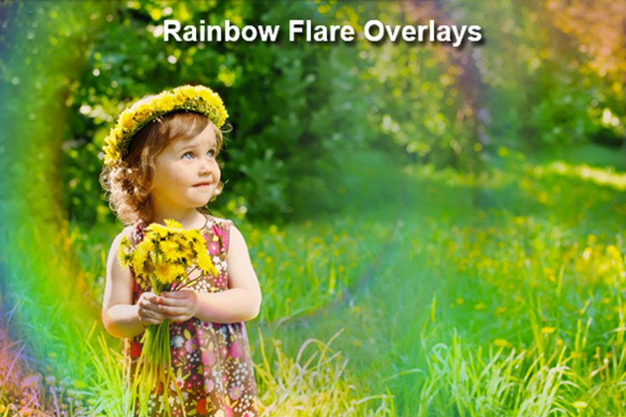 Rainbow Flare Overlays