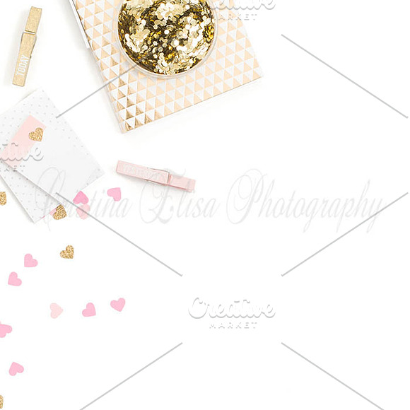 Instagram bundle pink gold styled in Product Mockups - product preview 2