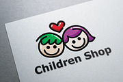 Children Shop Logo Template