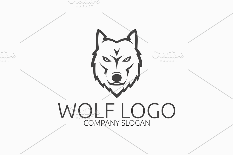 Wolf Logo in Logo Templates - product preview 8