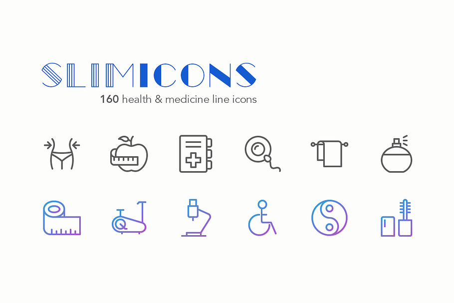 Health & Medicine Icons - Slimicons
