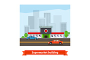 Roadside supermarket or local store