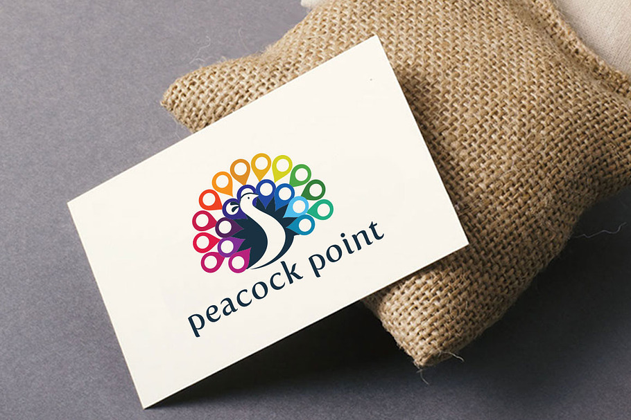 Peacock Point Logo in Logo Templates - product preview 8