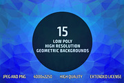 Low Poly Geometric Backgrounds (15)