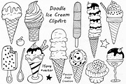 Doodle Ice Cream ClipArt