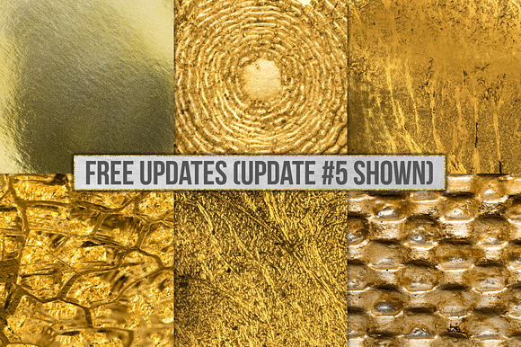 Gold Foil Textures, Gold Backgrounds in Textures - product preview 39