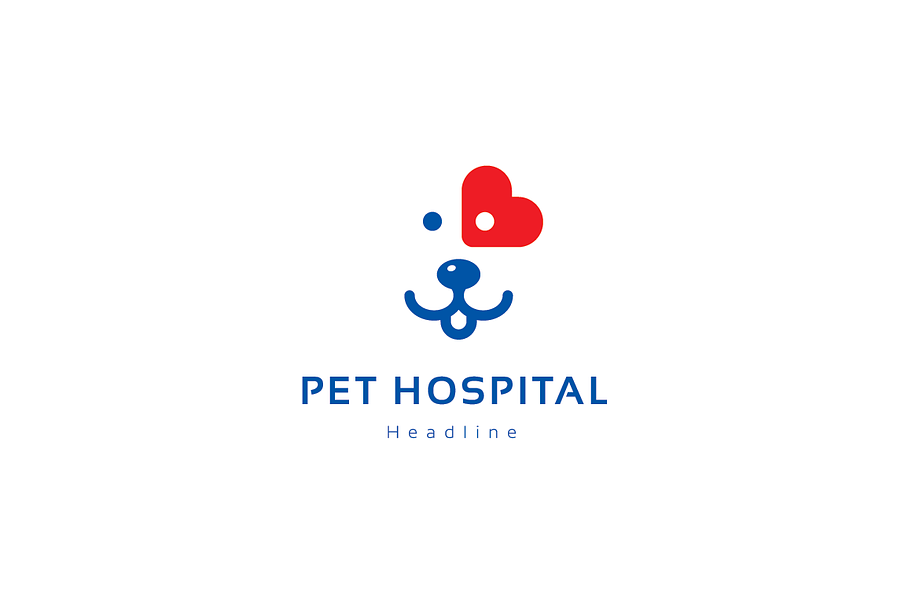 Pet Hospital Logo Creative Logo Templates Creative Market