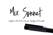 Sonnet — A Handwritten Semi-Script