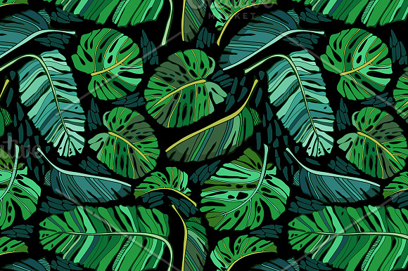 Tropical Leaves in Patterns - product preview 3
