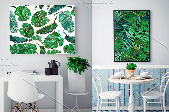 Tropical Leaves in Patterns - product preview 4