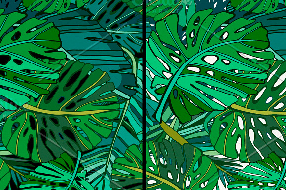 Tropical Leaves in Patterns - product preview 5