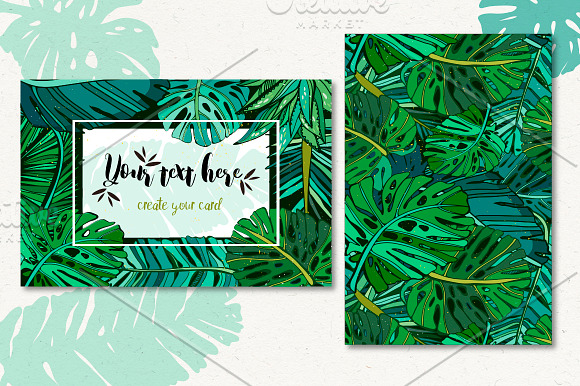 Tropical Leaves in Patterns - product preview 6