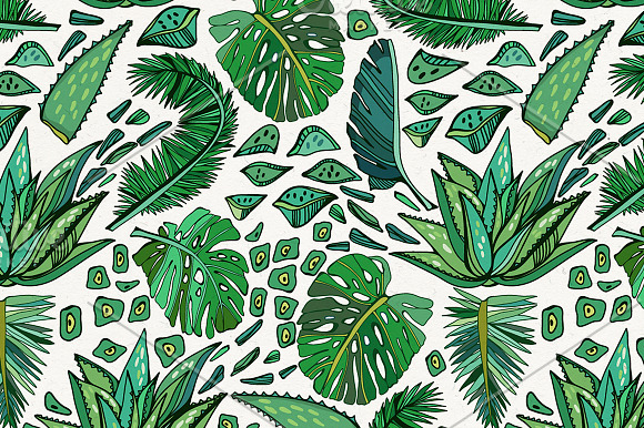 Tropical Leaves in Patterns - product preview 8