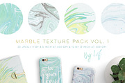 Marble Textures digital paper pack