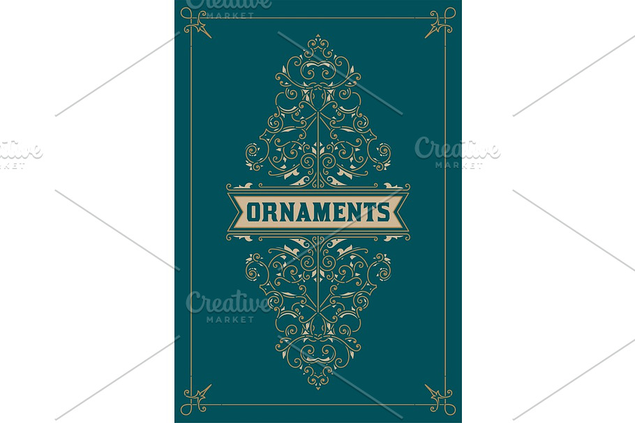 Vintage card template in Illustrations - product preview 8