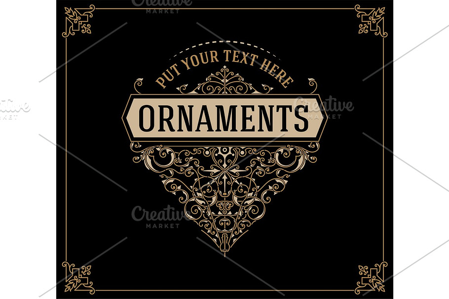 Vintage logo template in Illustrations - product preview 8
