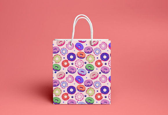 Cute donuts with colorful glazing in Graphics - product preview 7