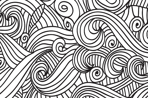 Curly pattern set. in Patterns - product preview 1