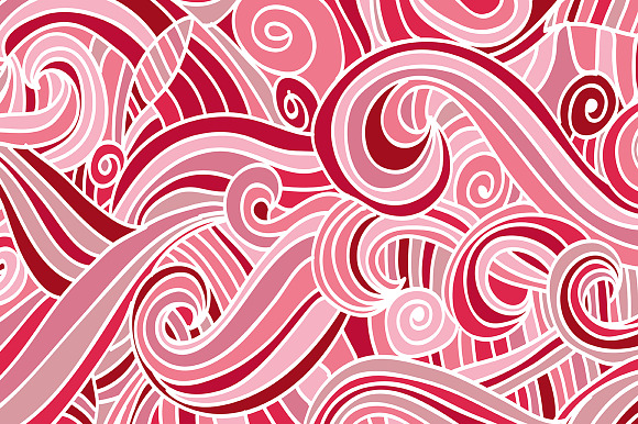 Curly pattern set. in Patterns - product preview 4