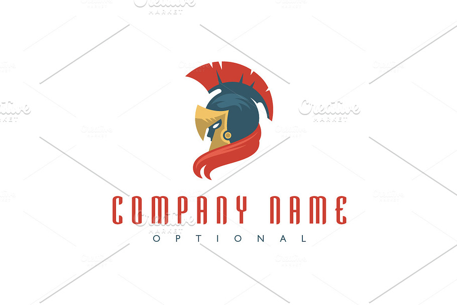 Spartan Warrior Logo in Logo Templates - product preview 8