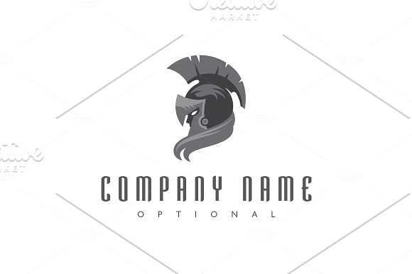 Spartan Warrior Logo in Logo Templates - product preview 2
