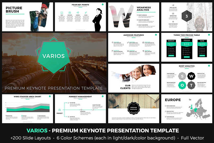 VARIOS Premium Keynote Presentation