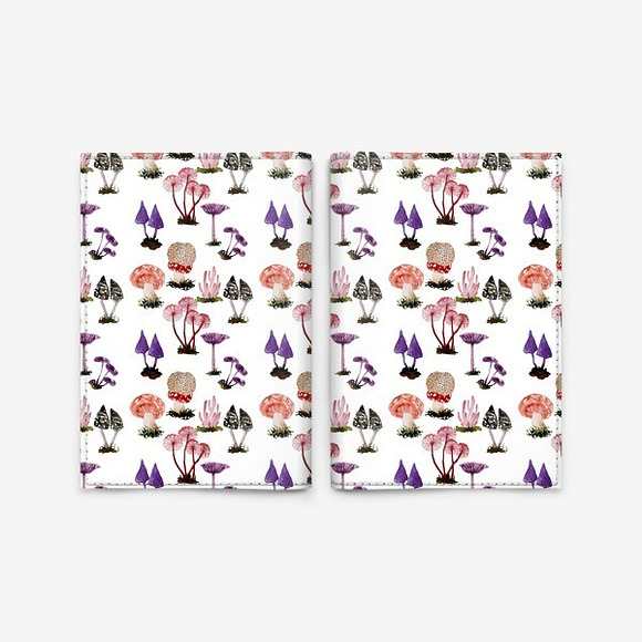 Seamless pattern with mushrooms in Patterns - product preview 3