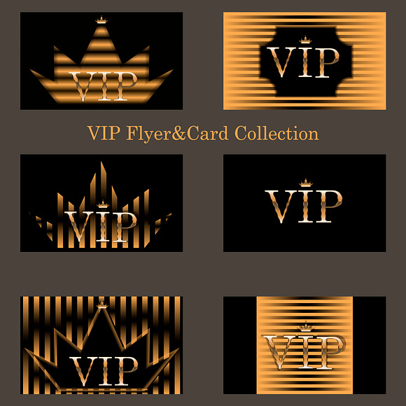 Set VIP Flyers&Card  in Objects - product preview 4