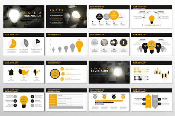 Idea Presentation PPT Template in PowerPoint Templates - product preview 1