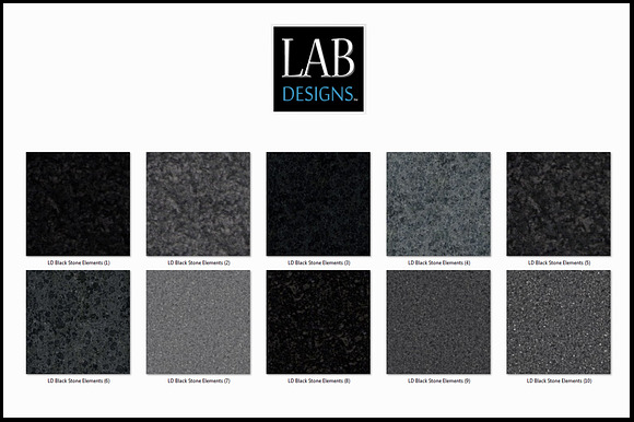 12 Seamless Black Stone Textures in Textures - product preview 1