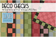48 Art Deco Checkered Textures