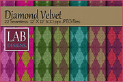 22 Diamond Velvet Fabric Textures