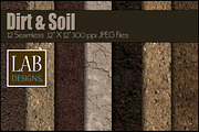 12 Seamless Dirt & Soil Textures