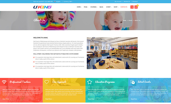 SJ Uking Joomla KindergartenTemplate in Website Templates - product preview 4