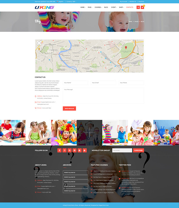 SJ Uking Joomla KindergartenTemplate in Website Templates - product preview 5
