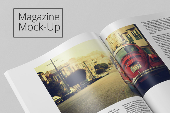 Download Magazine Mock-Up ~ Print Mockups ~ Creative Market