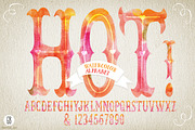 Watercolor alphabet HOT