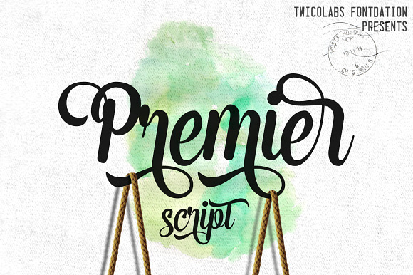 Premier Script in Script Fonts - product preview 4