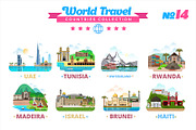 World Travel Countries Collection 14