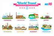 World Travel Countries Collection 16